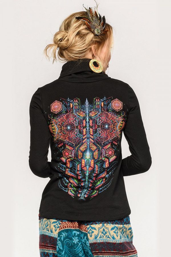 Заколка перьевая Махаон