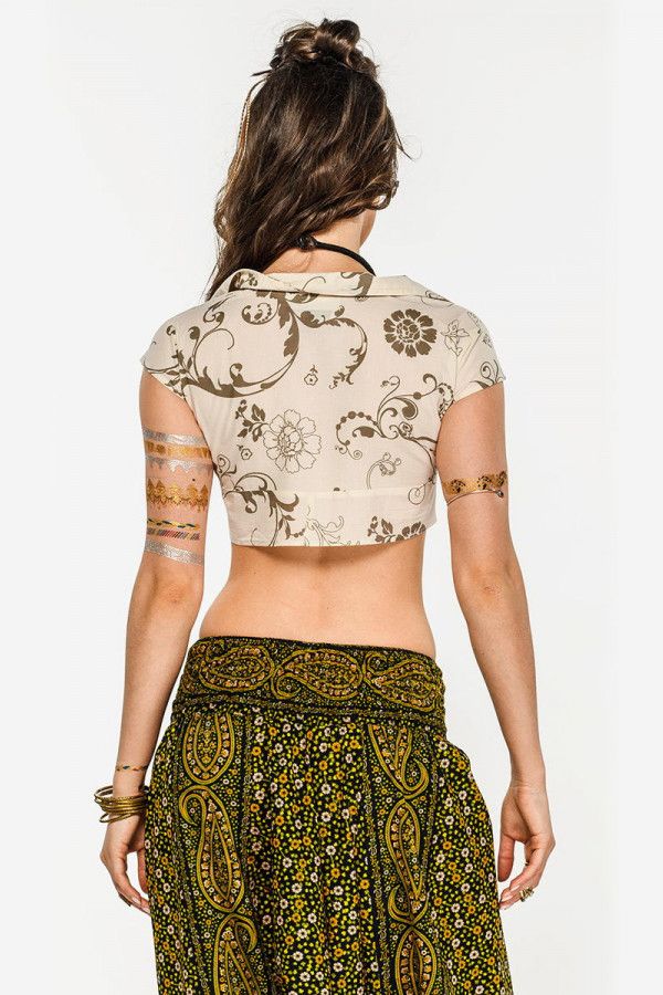 Топ с воротником Вагран