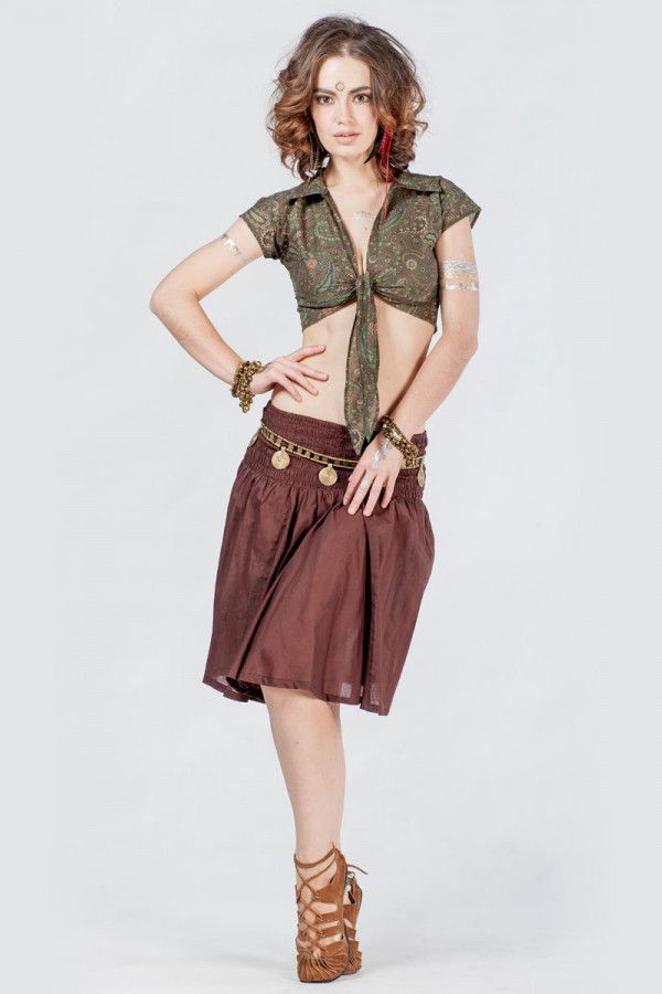 Топ с воротником Багмати