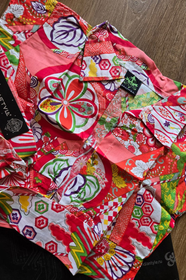 Топик летний с цветами Ванбах