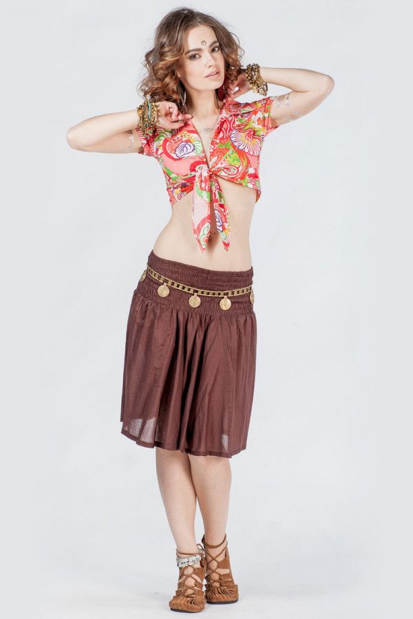 Топик летний с цветами Ванбах