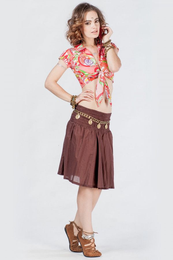 Топик летний с цветами Ванбах