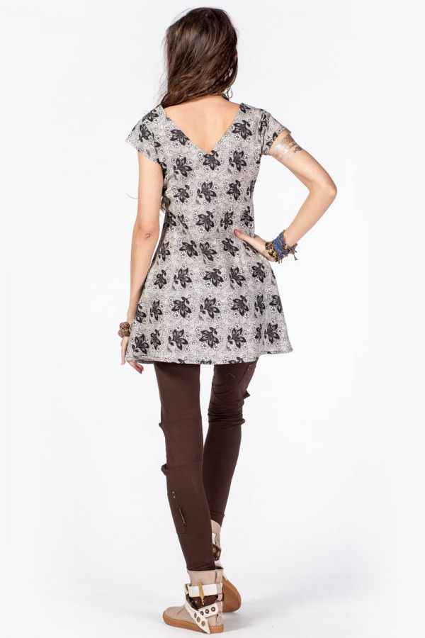 Платье мини с рисунком Азинус