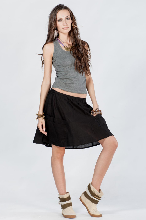 Серая женская майка Мокрый асфальт