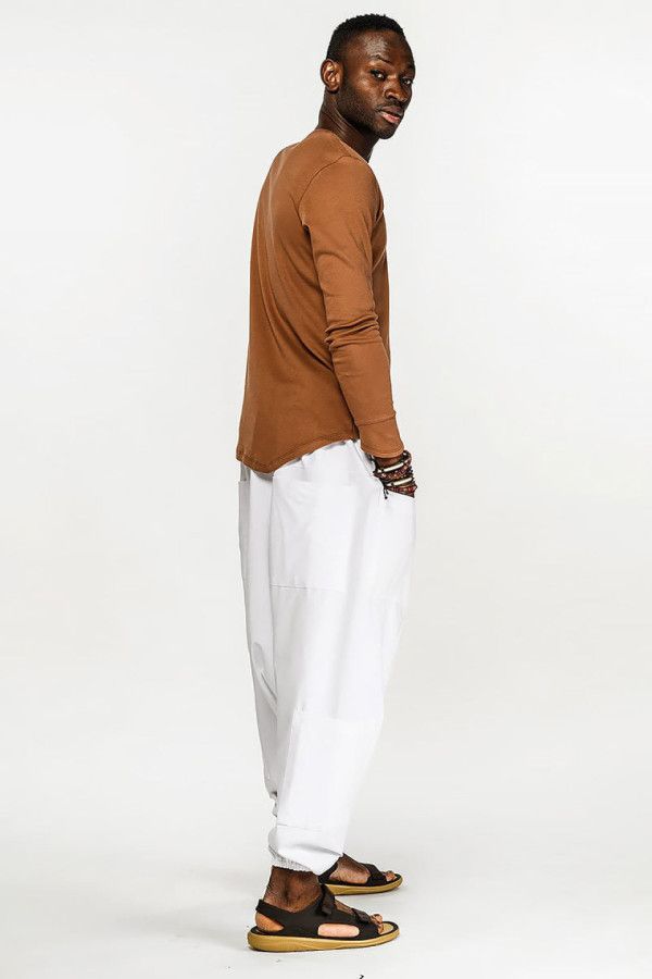 Белые шаровары Кумбха