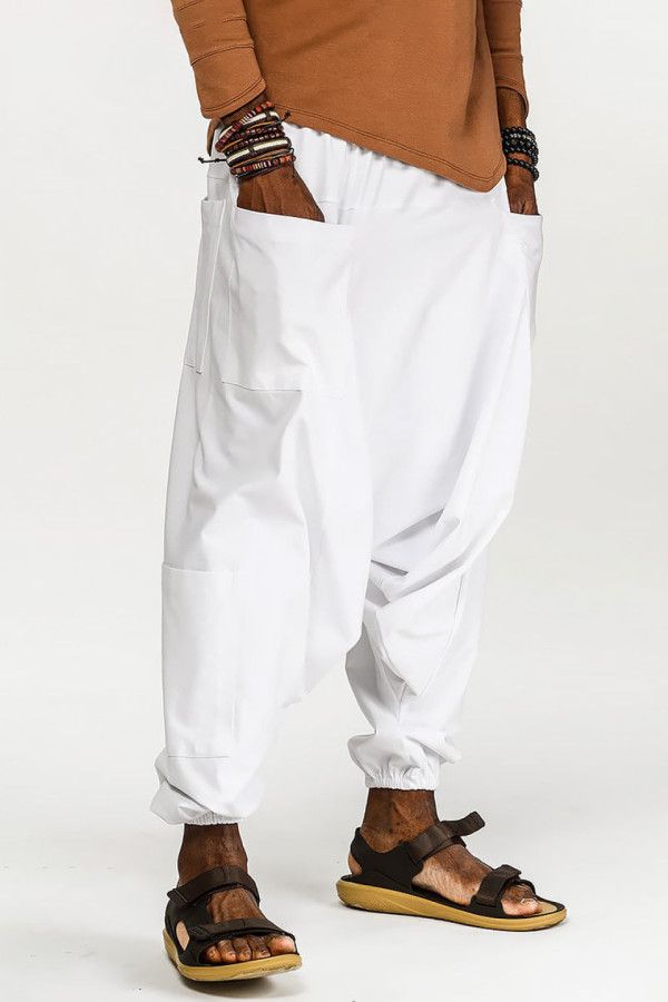 Белые шаровары Кумбха