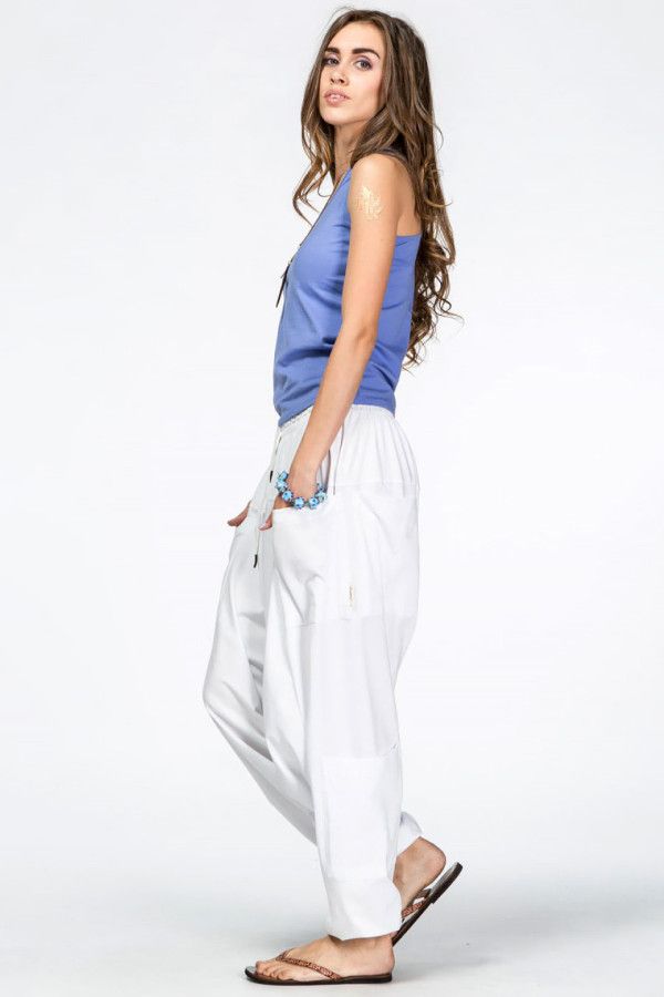 Шаровары белые Падме