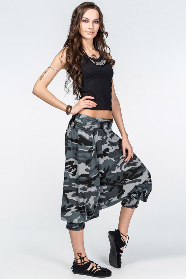 Женская чёрная майка борцовка из хлопка – Каладиум