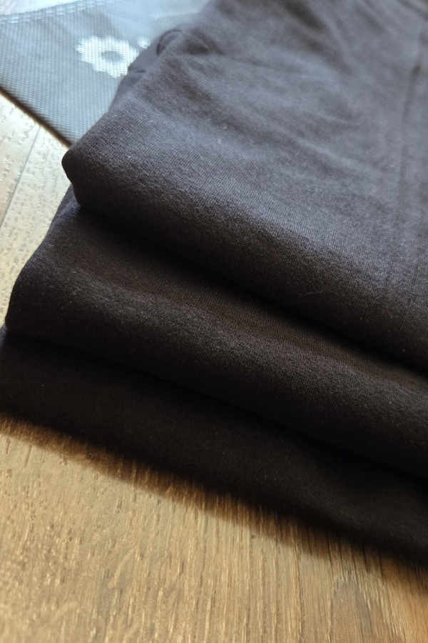 Женская чёрная майка борцовка из хлопка – Каладиум