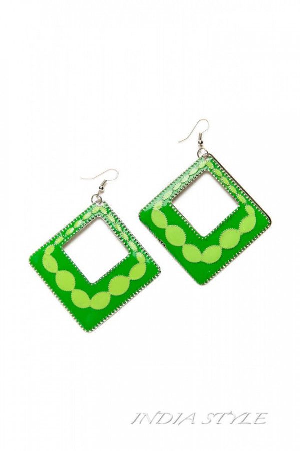 Серьги зеленые Гренада