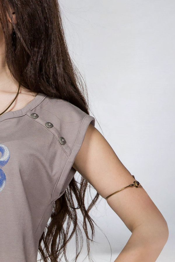 Серое женское платье Адара