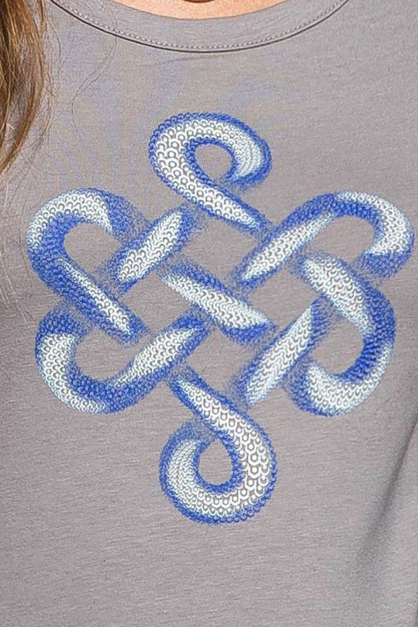 Серое женское платье Адара