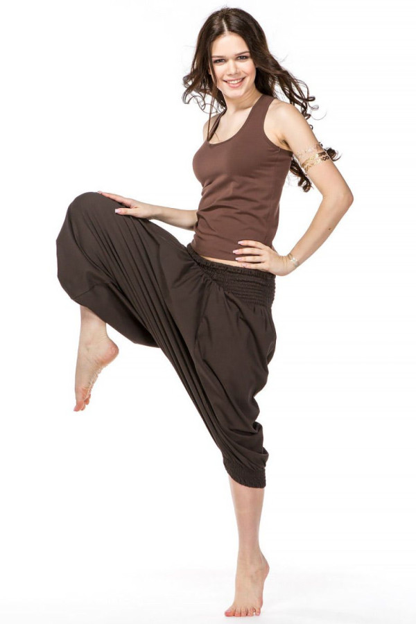 Однотонная майка Шоколад