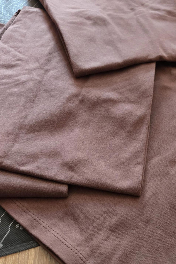 Однотонная майка Шоколад