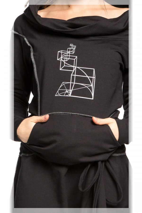 Дизайнерское платье Золотое сечение