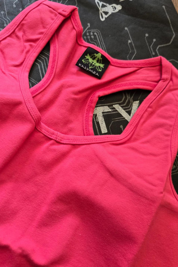 Однотонная майка Розовая пантера