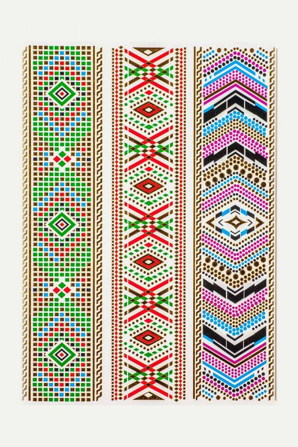 Флеш тату Мозаика времен