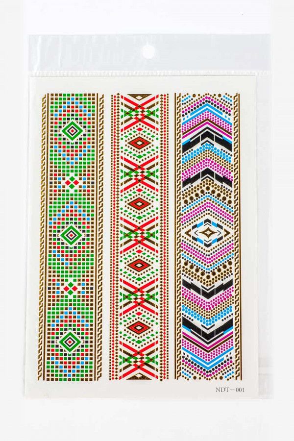 Флеш тату Мозаика времен