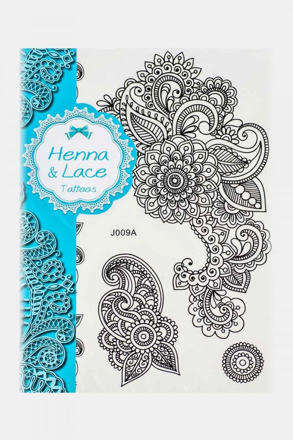 Флэш тату Космический цветок