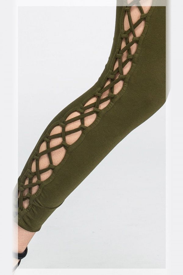 Леггинсы хаки Гибкая лиана