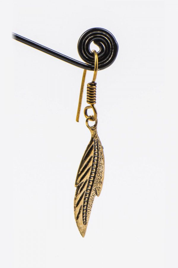 Серьги этнические Проба пера