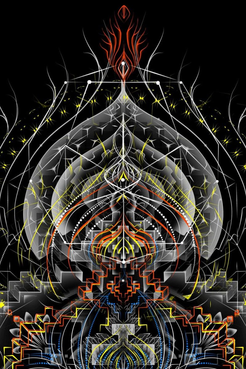 Мужская авторская футболка Mandala