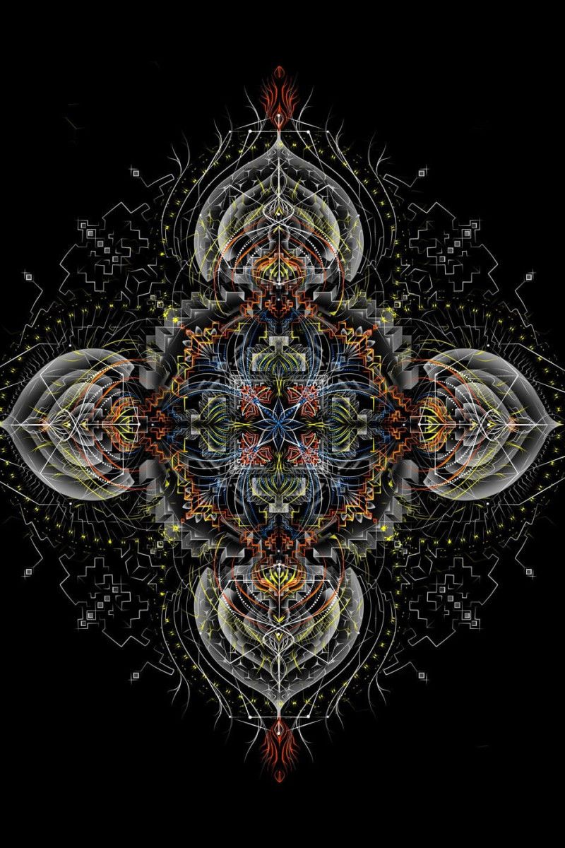 Мужская авторская футболка Mandala