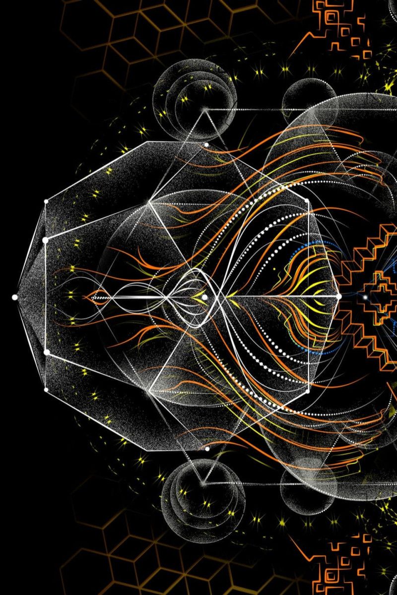 Мужская авторская футболка Mandala