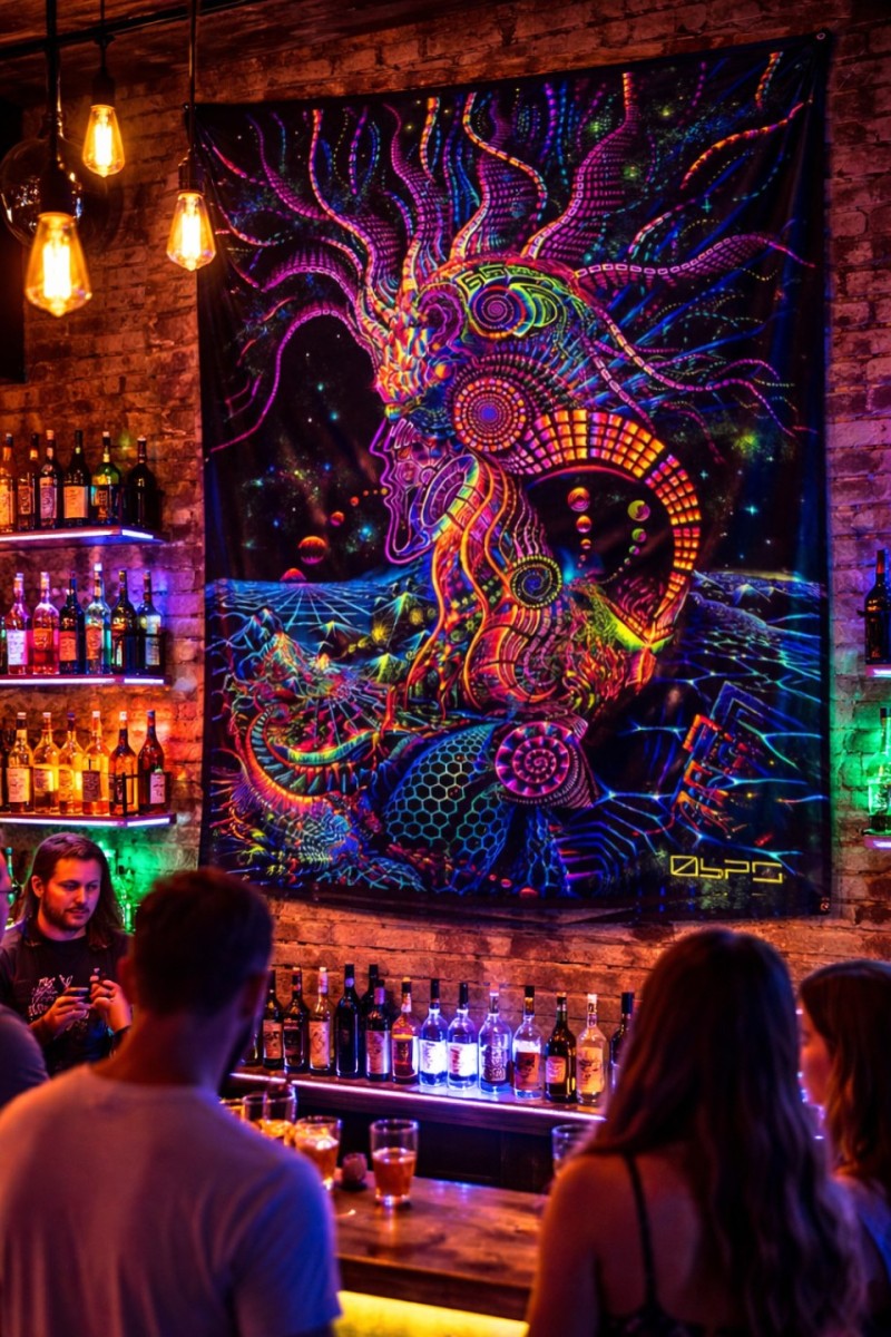 Настенный гобелен Fluoro Runner