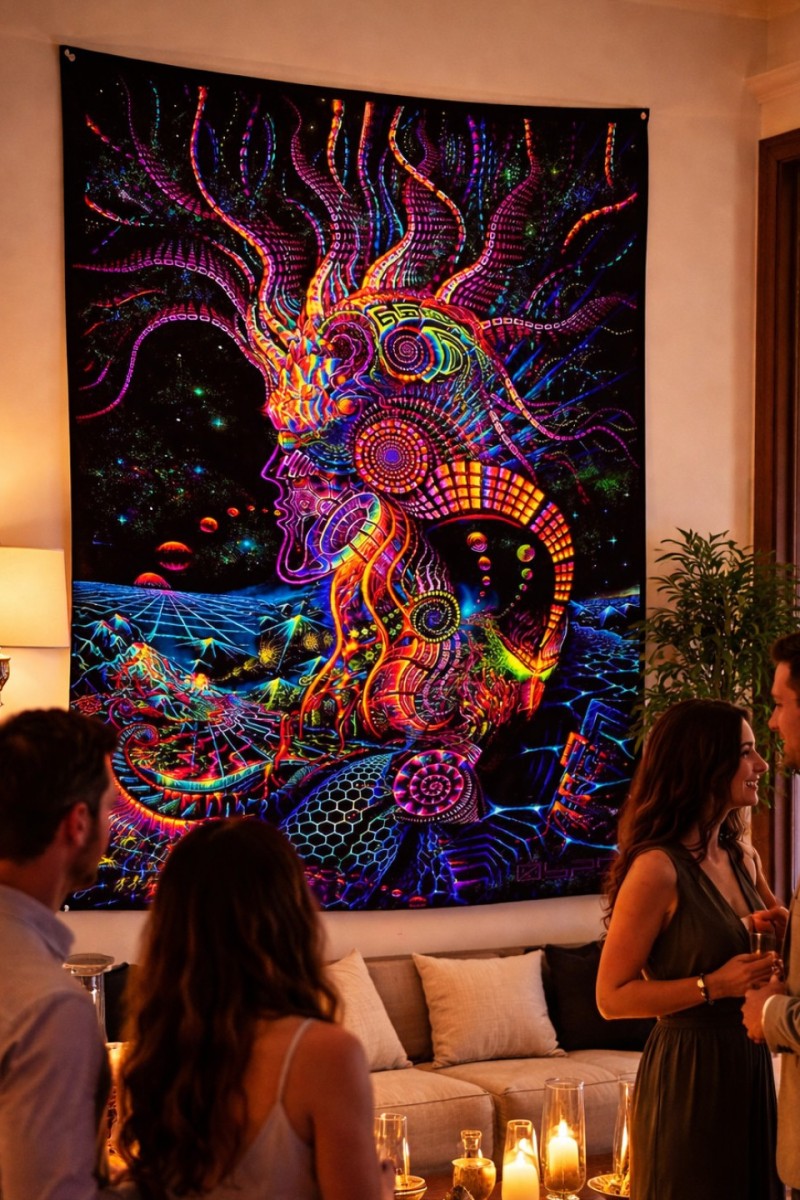 Настенный гобелен Fluoro Runner