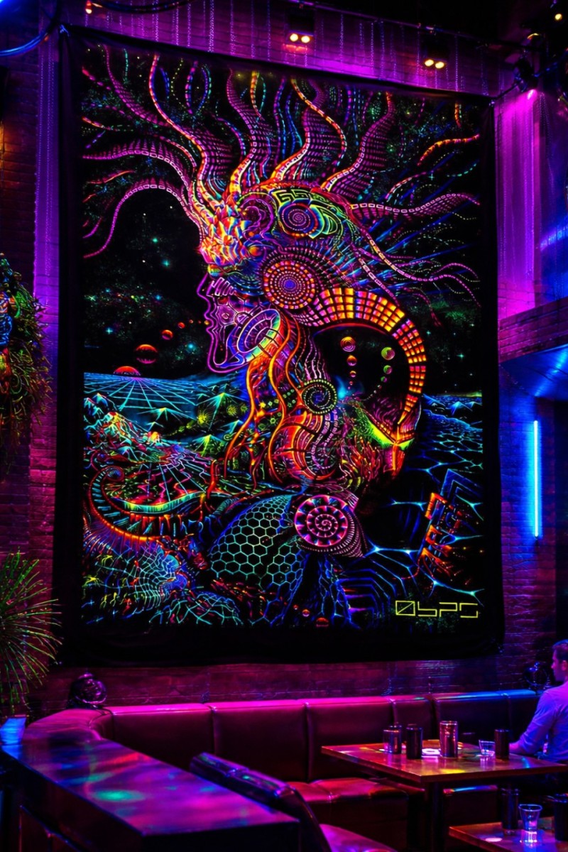 Настенный гобелен Fluoro Runner