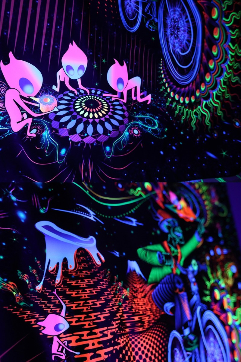 Флуоресцентное настенное полотно «Hoffmann»