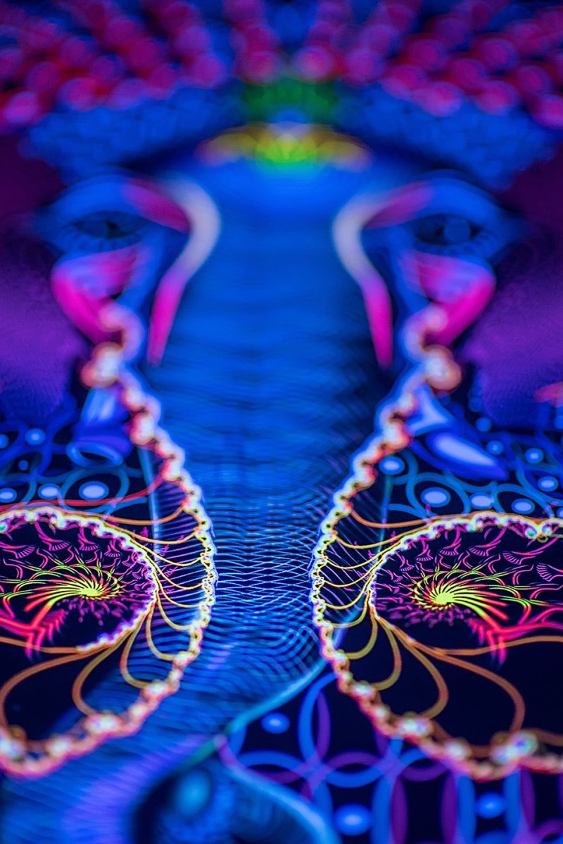 Настенный гобелен с психоделическим принтом «Ganesha»