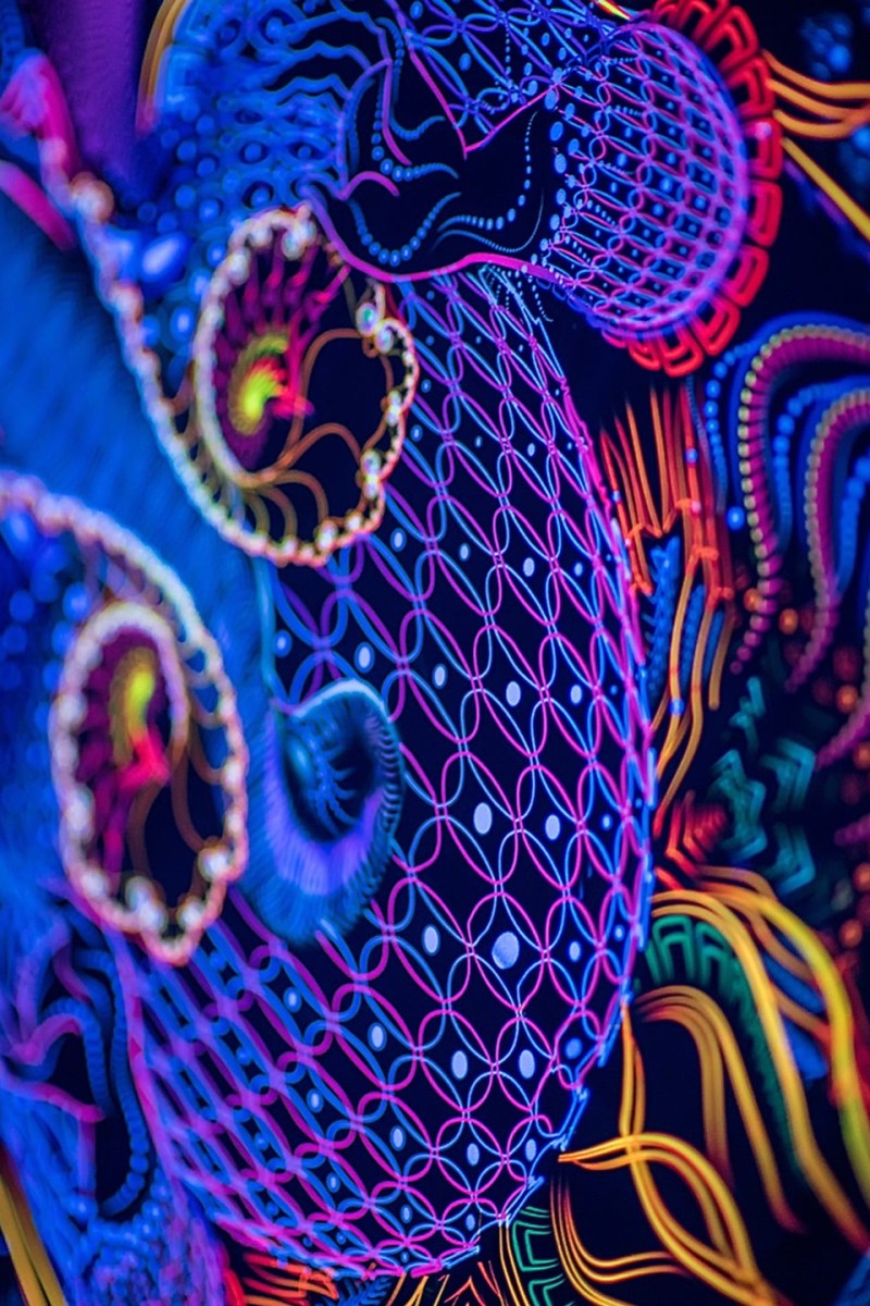 Настенный гобелен с психоделическим принтом «Ganesha»