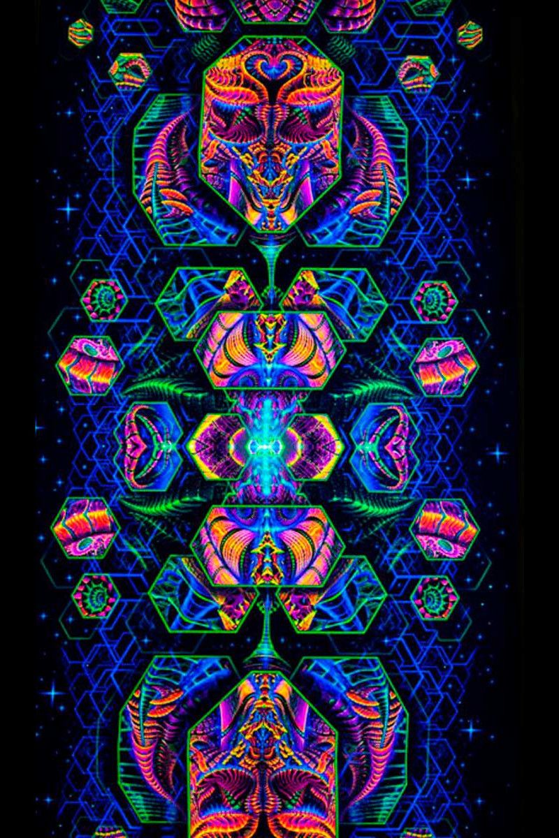 Фестивальный фрактальный баннер «DIMENSION MATRIX H»