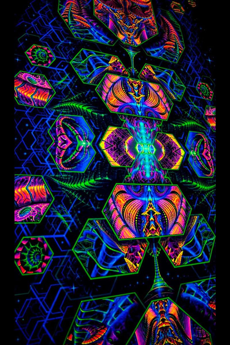 Фестивальный фрактальный баннер «DIMENSION MATRIX H»