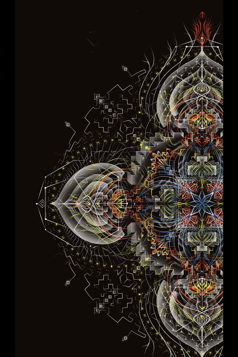Женская кофта с принтом Mandala