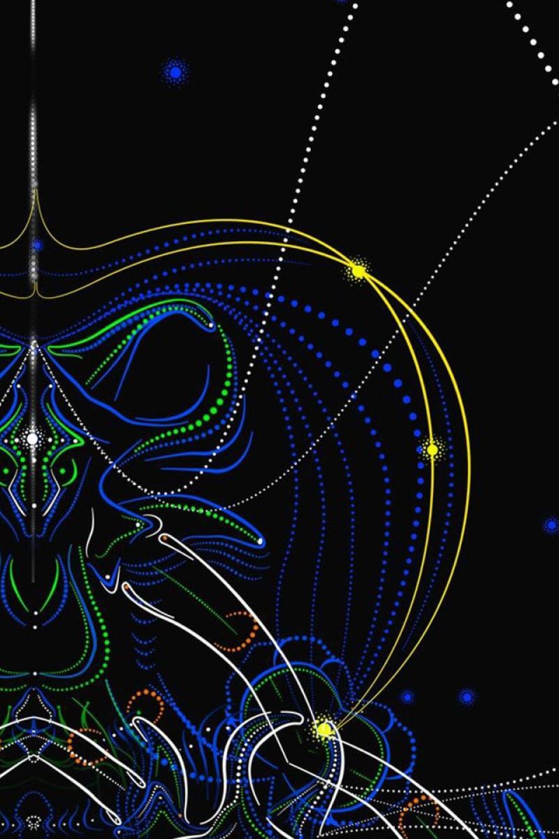 Авторская кофта с капюшоном «Yantra»