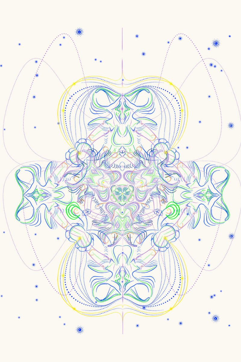 Туника с графическим принтом Yantra