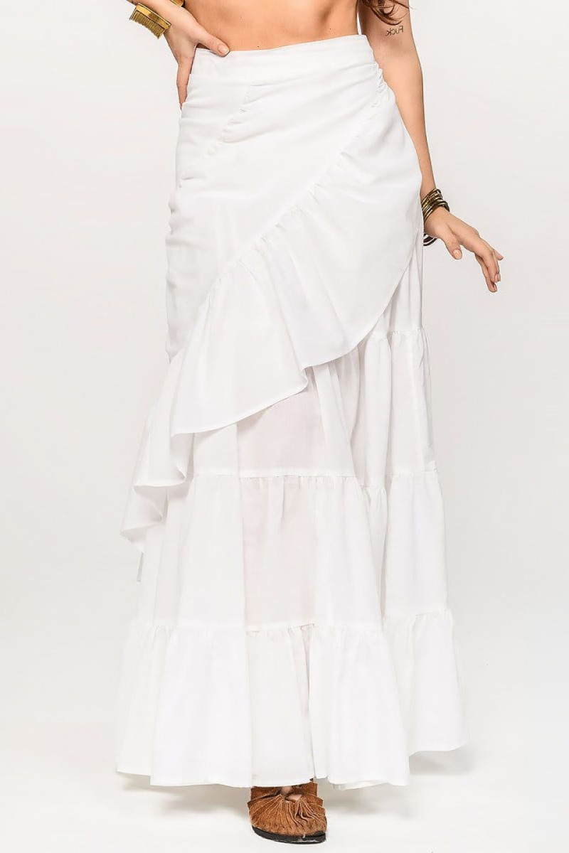 Юбка длинная на запах Бакус