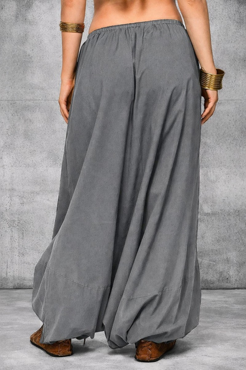 Женские штаны шаровары из хлопка с карманами – Тефия