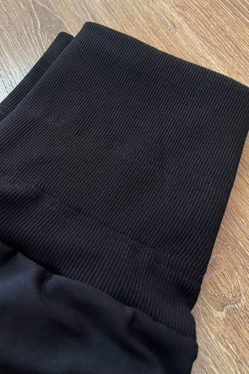 Черные утепленные галифе Флокс