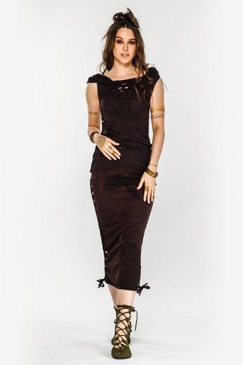 Коричневое платье Бейрут