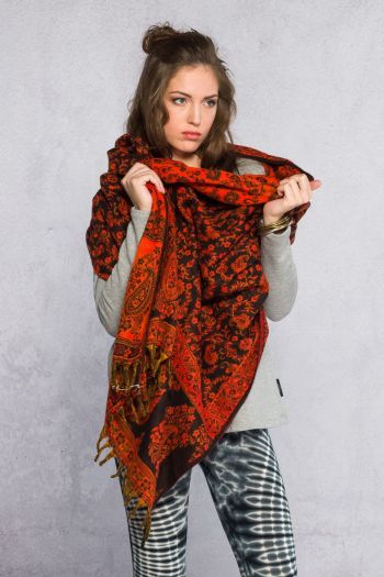 Теплый этнический Шарф Руфики