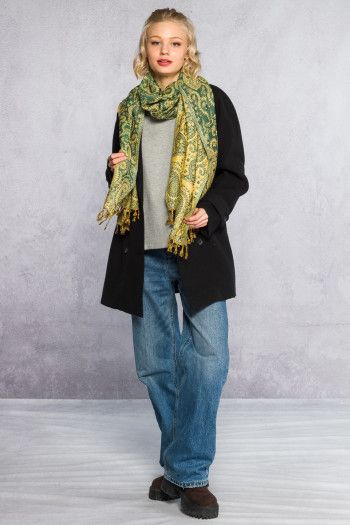 Платок с бахромой Восточный путь