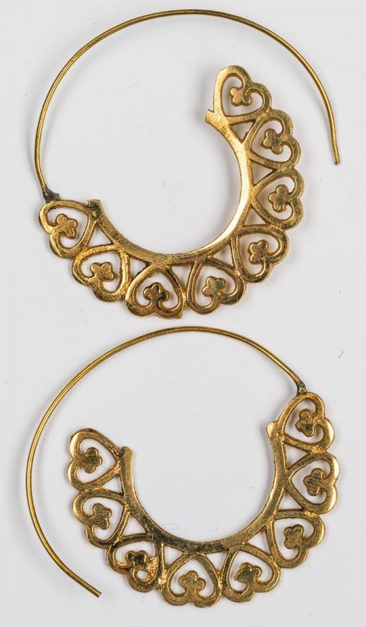 Круглые серьги Дицентра